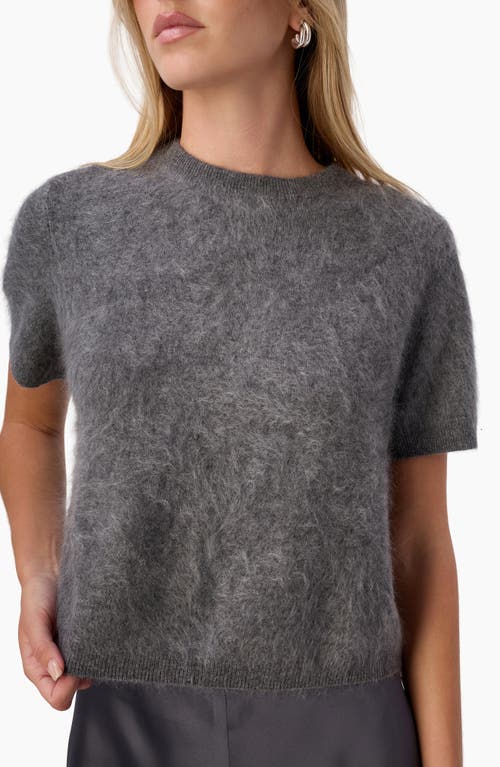 Cami Nyc Eugeny Short Sleeve Cashmere Sweater In Gray
