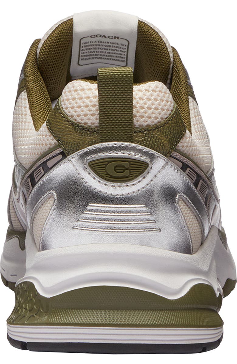 COACH Mesh Sneaker, Alternate, color, Olive Multi