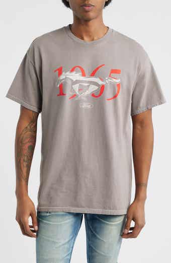 Ford Horse Logo Red 1969 Mustang Graphic T-Shirt