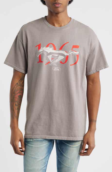 Ford Horse Logo Red 1969 Mustang Graphic T-Shirt