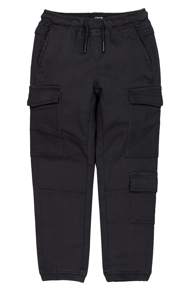 Joe's Jeans Kids' Twill Cargo Joggers, Main, color, Black