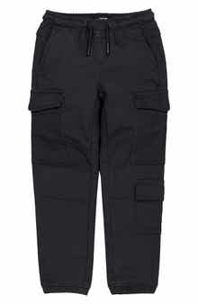 Kids' Twill Cargo Joggers