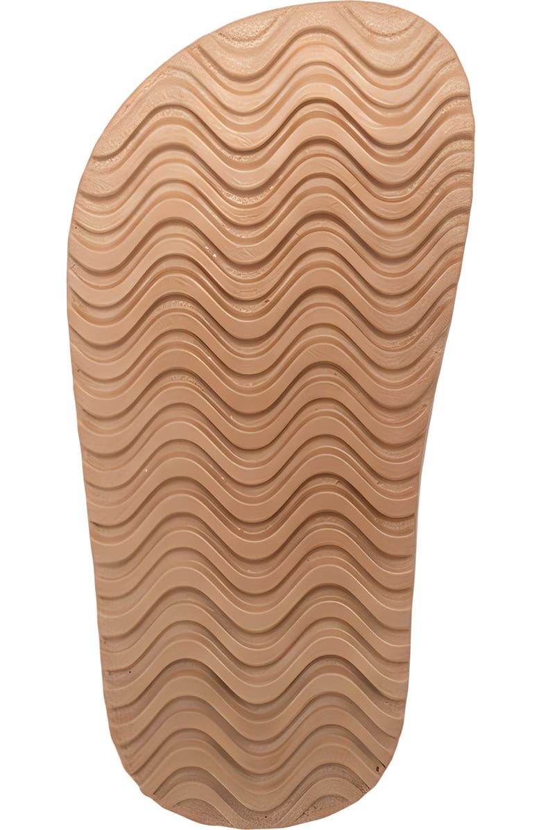 bebe Cherry Footbed Sandal, Alternate, color, Tan