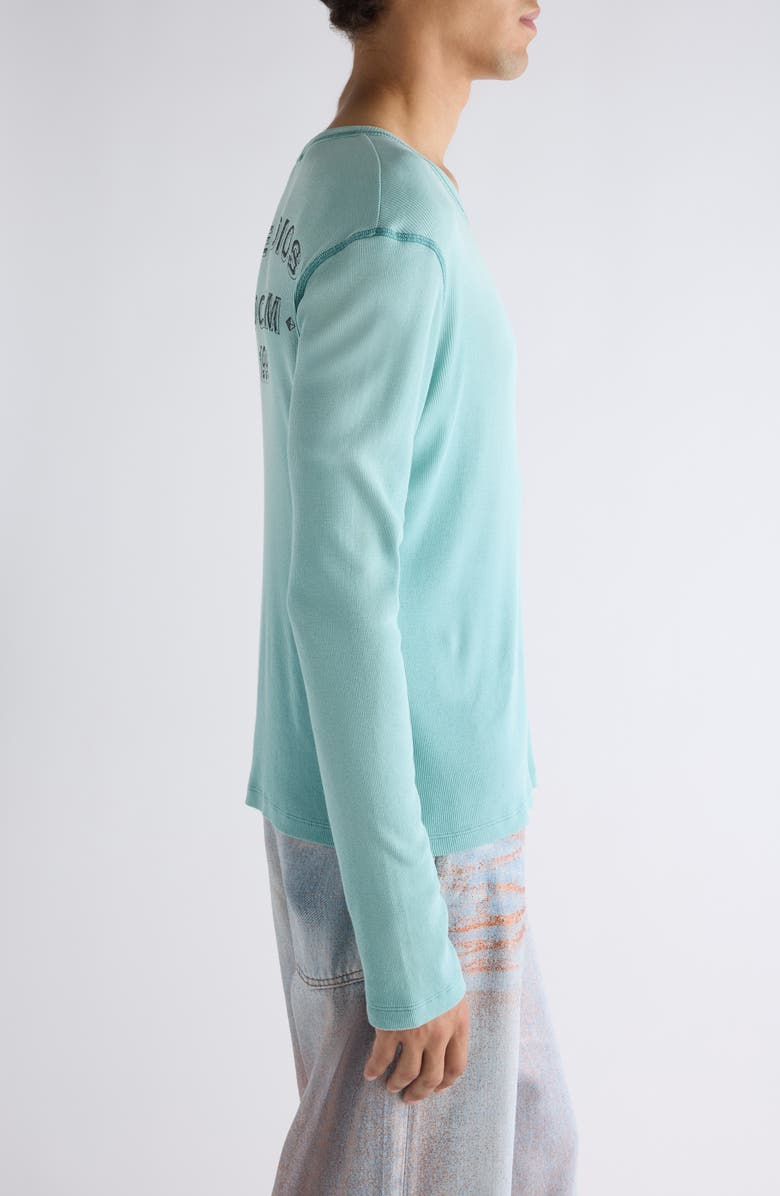 Acne Studios Einso U Sunkissed Rib T-Shirt, Alternate, color, Mint Green