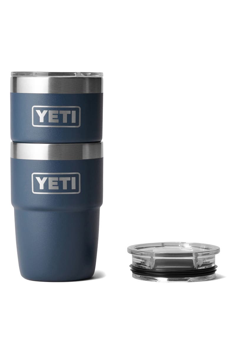 YETI Rambler 8-Ounce Stackable Cup, Alternate, color, Navy