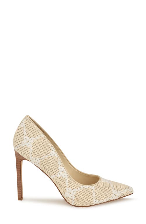 Nine West Tatiana Pointed Toe Pump In Neutral