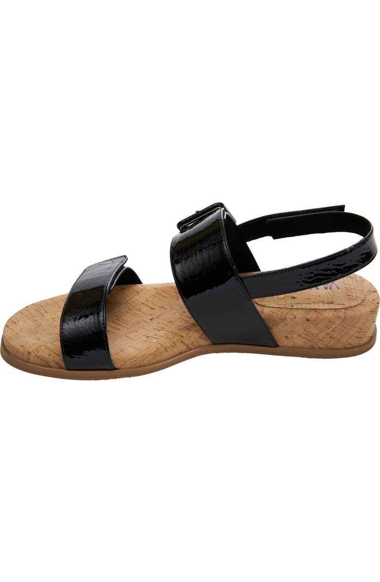VANELi Nelly Wedge Sandal, Alternate, color, Black