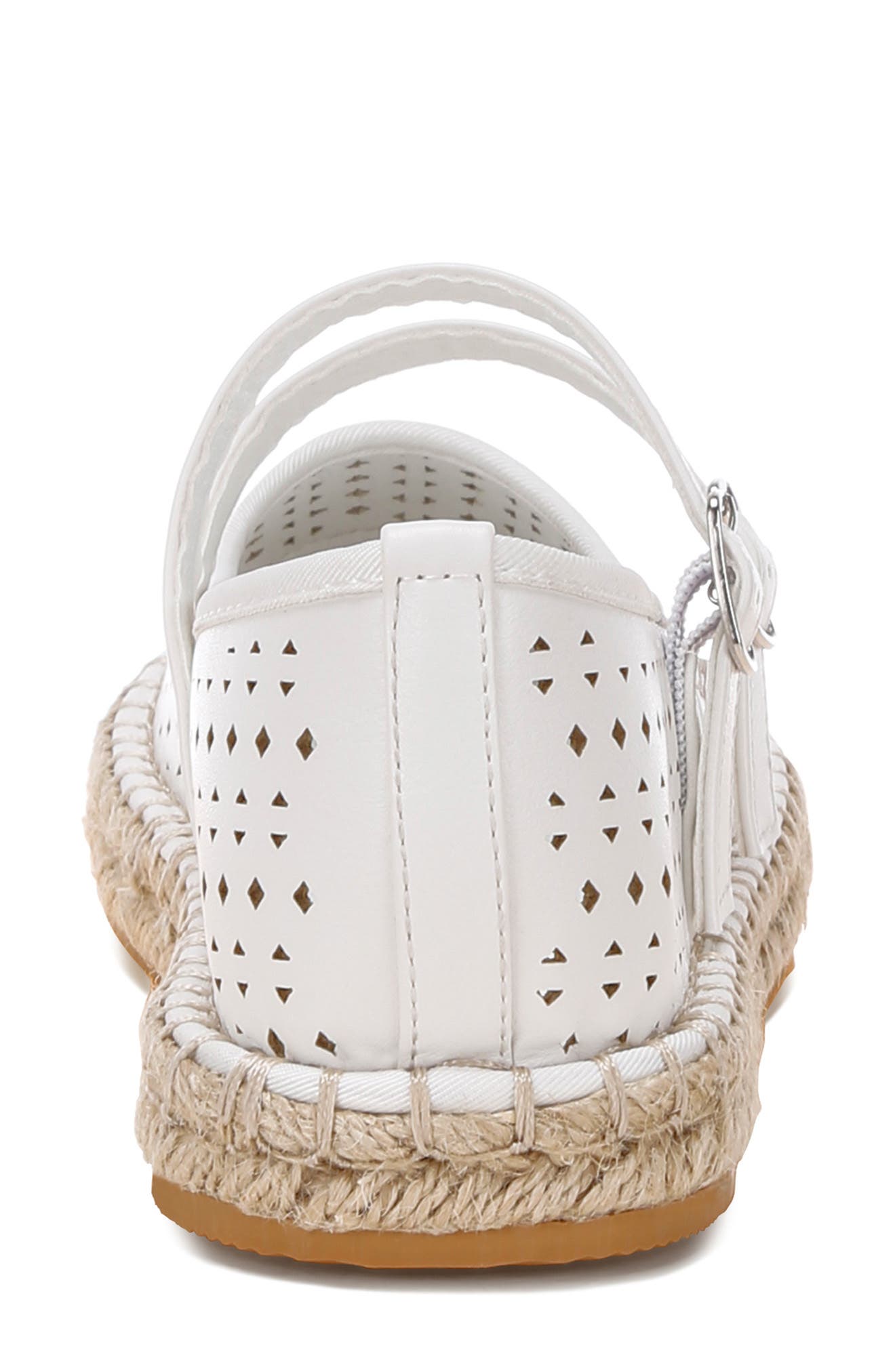 Noori Espadrille Flat, Alternate, color, WHITE