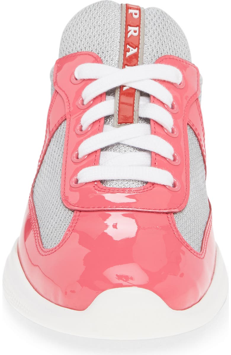Prada Logo Low Top Sneaker, Alternate, color,