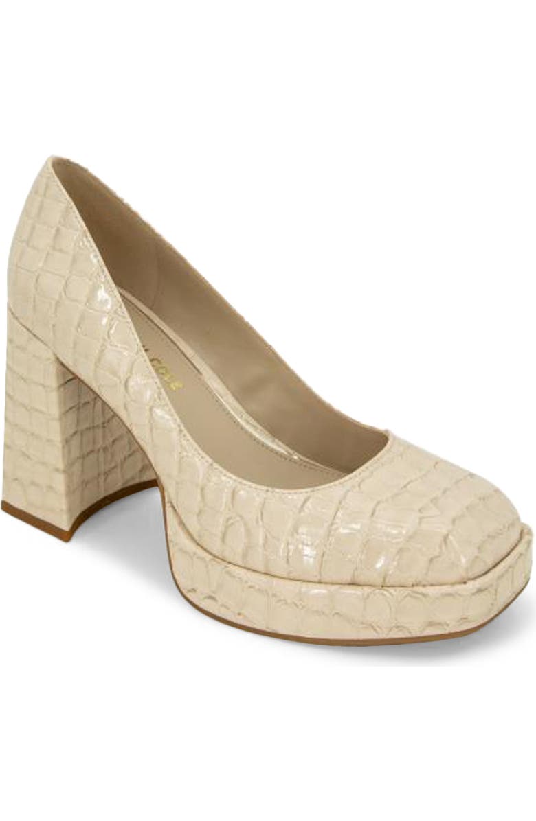 Kenneth Cole Bri Platform Pump, Main, color, Ecru
