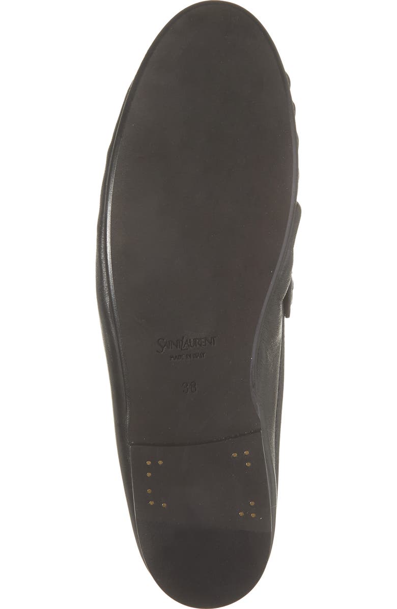 Saint Laurent Le Penny Loafer Mule, Alternate, color, Nero