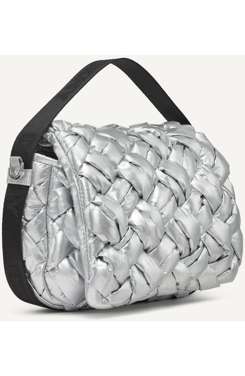 DKNY Nadia Flap Shoulder Bag, Alternate, color, Silver