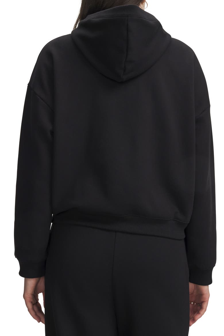 Icon Fleece Half Zip Hoodie, Alternate, color, 008 ULTIMATE BLACK
