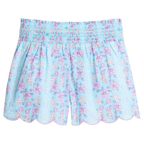 Kids' Shirred Scallop Shorts (Litle Kid & Big Kid)