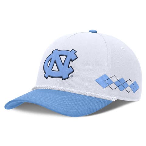 Men
s Jordan Brand White/Carolina Blue North Carolina Tar Heels Argyle Rise Rope Adjustable Hat