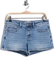 Madden Girl Retro Mini Denim Shorts