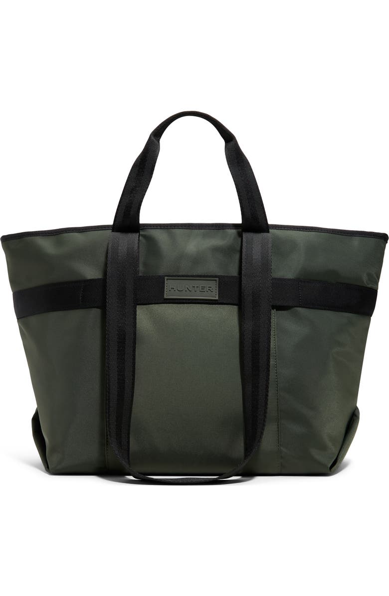 Hunter Laptop Pocket Tote Bag, Main, color, Medium Green