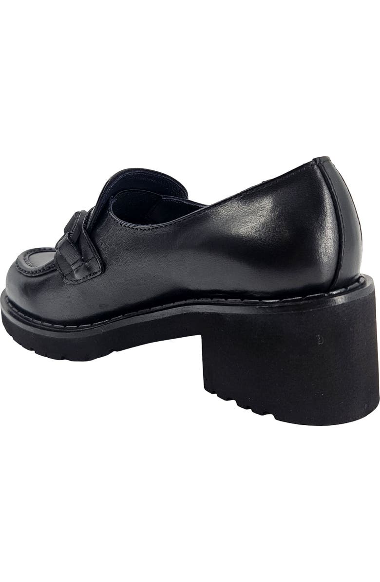 Madison Maison Lug Sole Chunky Loafer, Alternate, color, Black