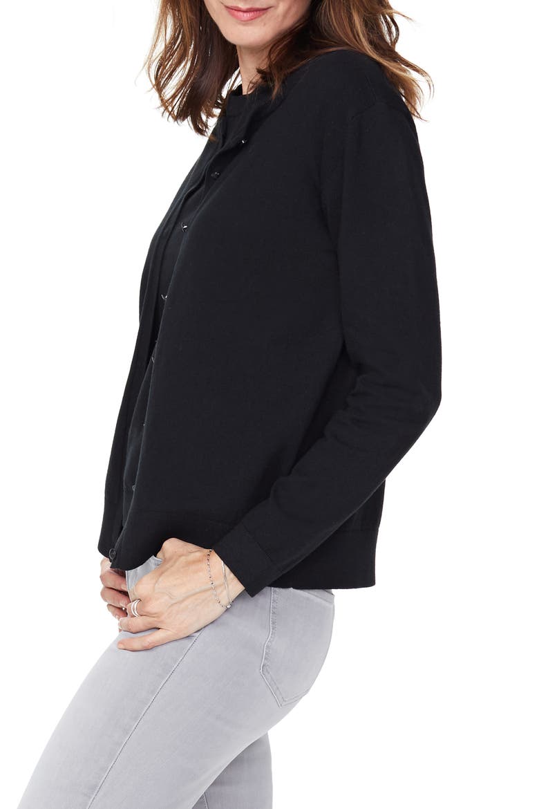 Twin Cardigan, Alternate, color, BLACK