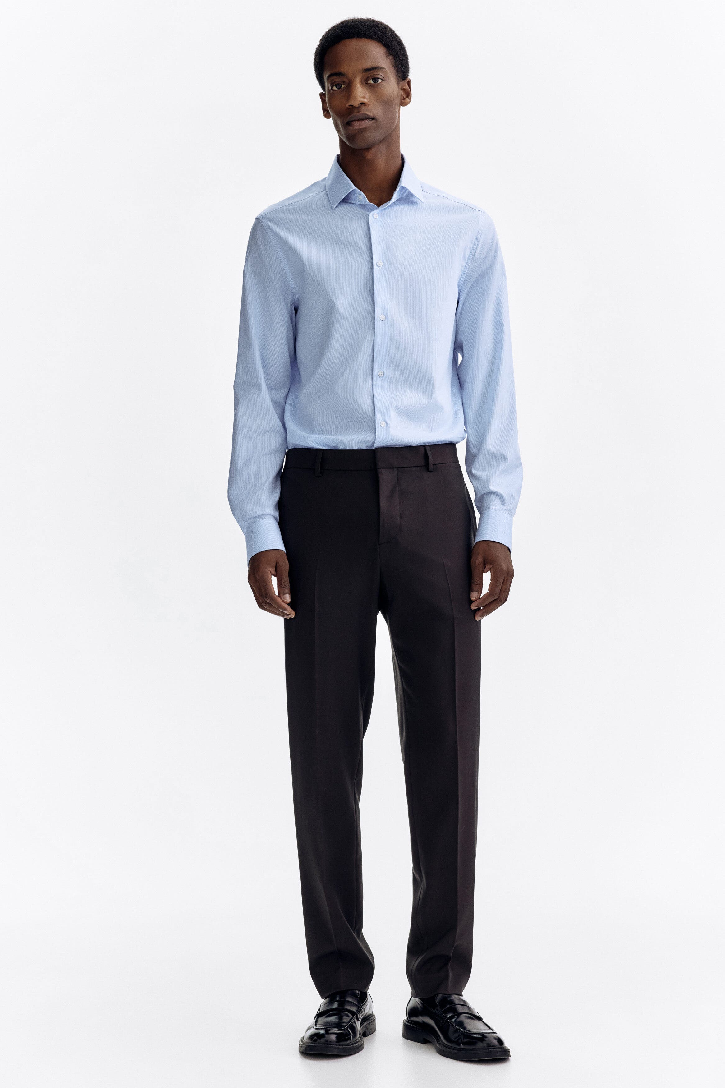 Slim-fit cotton shirt - image 4