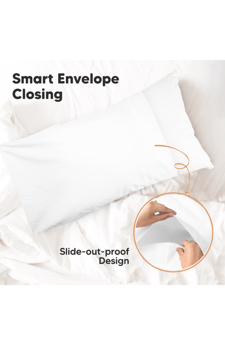 KeaBabies Jumbo Toddler Pillowcase 14X20", Alternate, color, Soft White