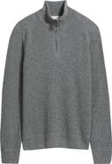 Jack Victor Wool & Cashmere Half Zip Sweater