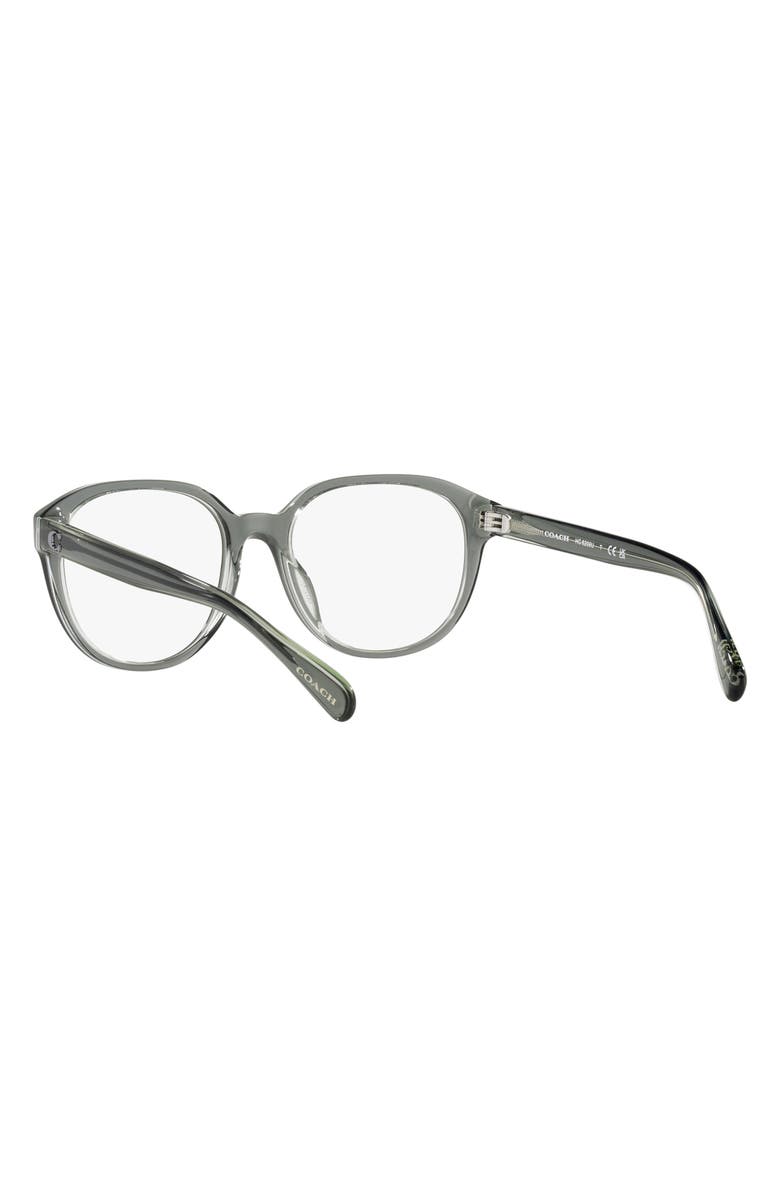 COACH 50mm Round Optical Glasses, Alternate, color, 