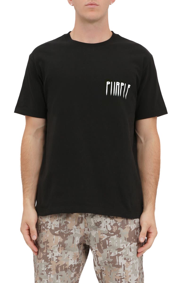 PURPLE BRAND Heavyweight Logo Cotton Graphic T-Shirt, Main, color, 