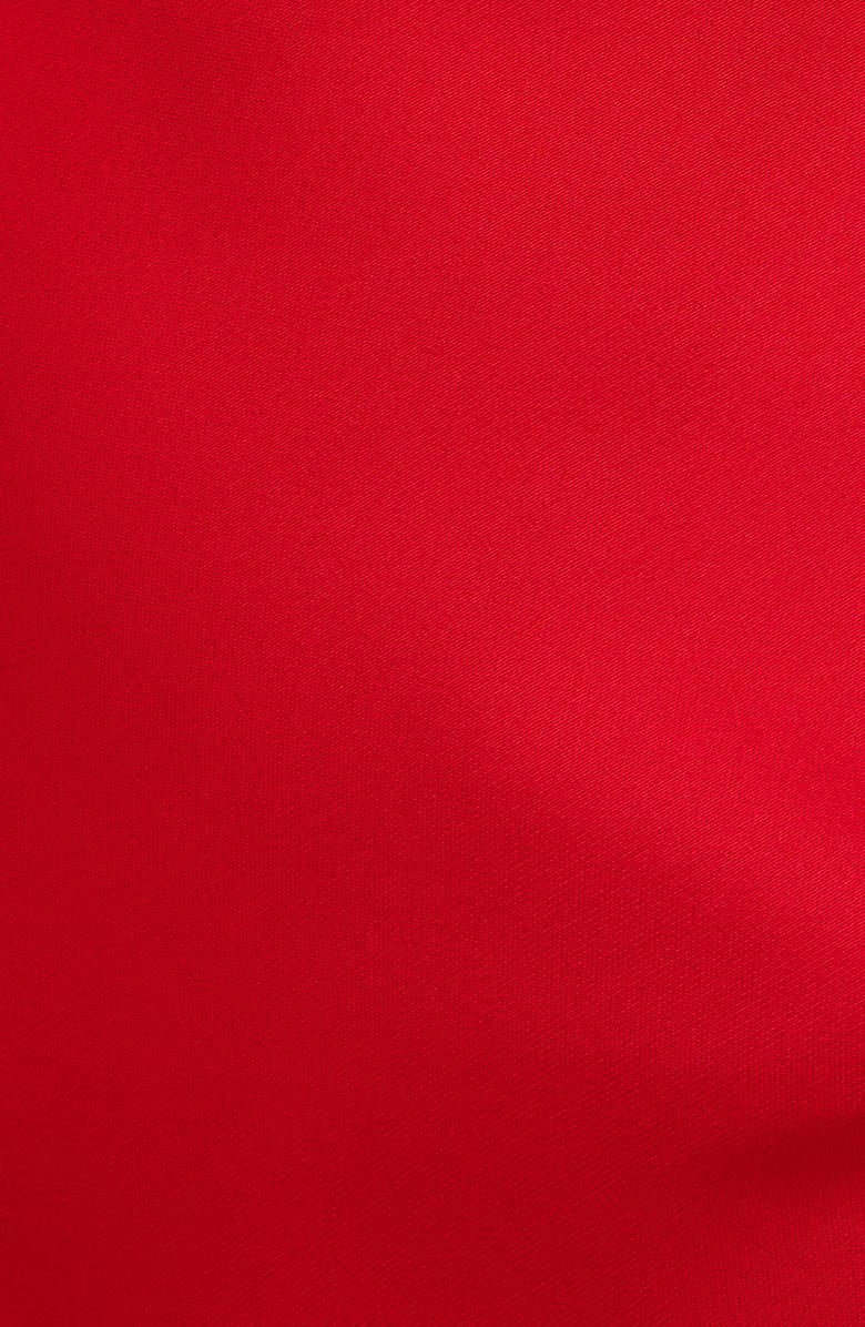 Adrianna Papell Bow One Shoulder Stretch Satin Sheath Dress, Alternate, color,