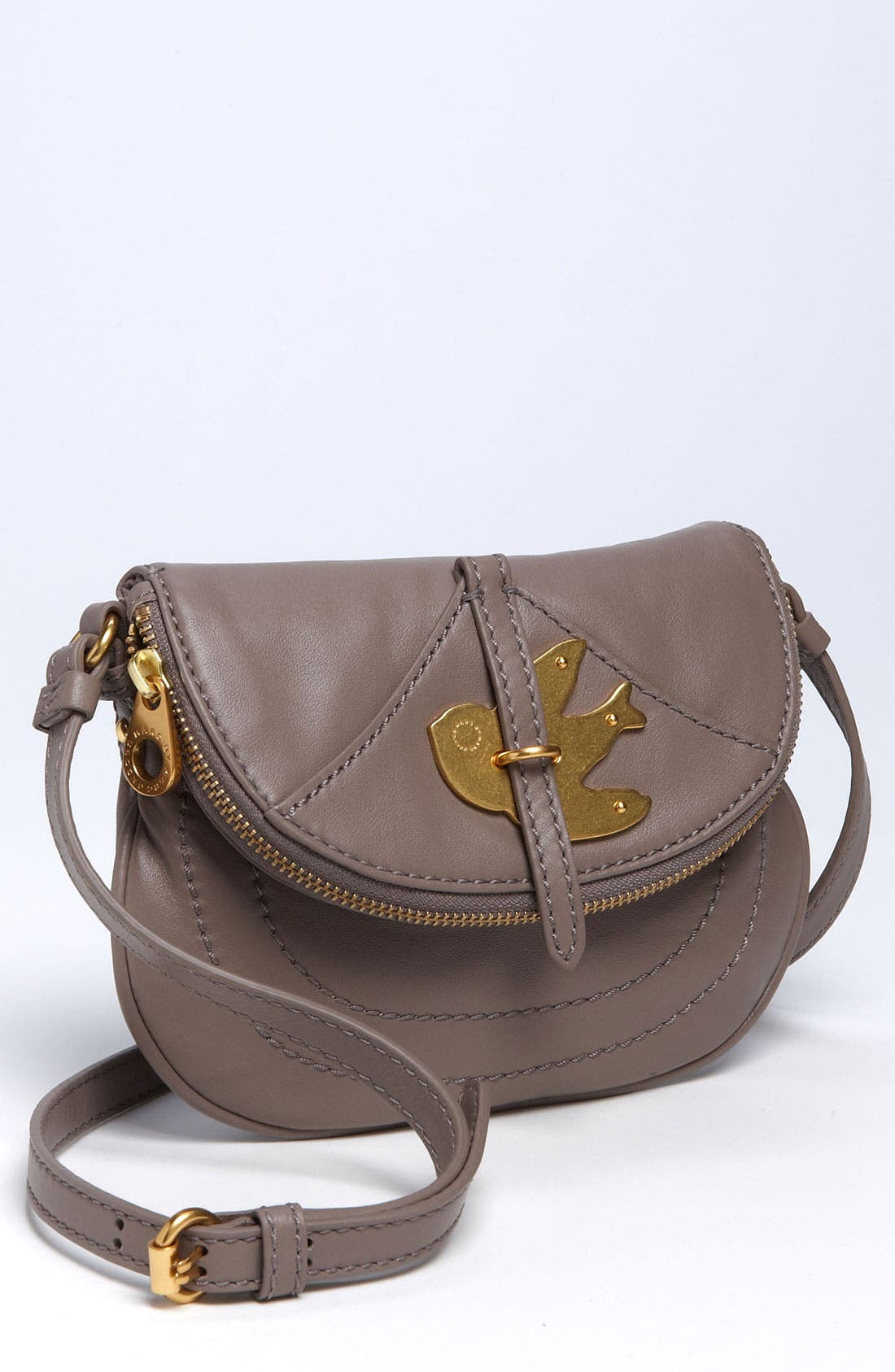MARC BY MARC JACOBS 'Petal to the Metal' Flap Pouchette, Main, color, MINK