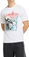adidas Anime Soccer Cotton Graphic T-Shirt