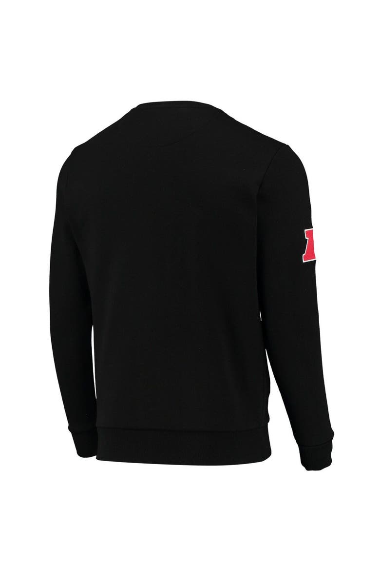 Men's Starter Black Pittsburgh Steelers Locker Room Throwback End Zone Pullover Sweatshirt, Alternate, color, Black