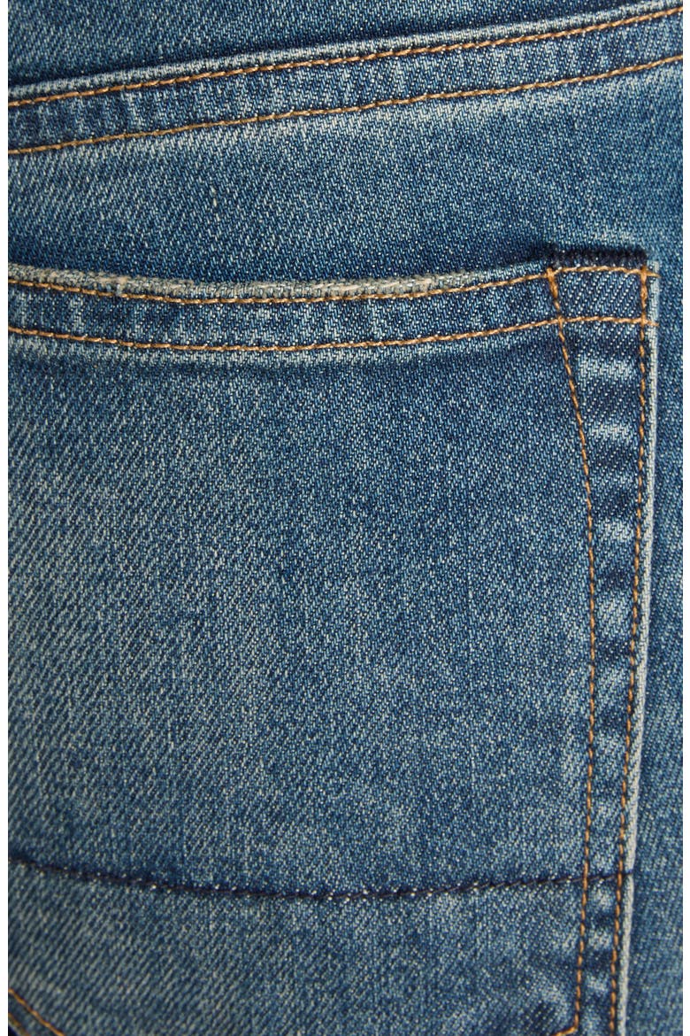 Stonewashed Bootcut Jeans, Alternate, color, INDIGO