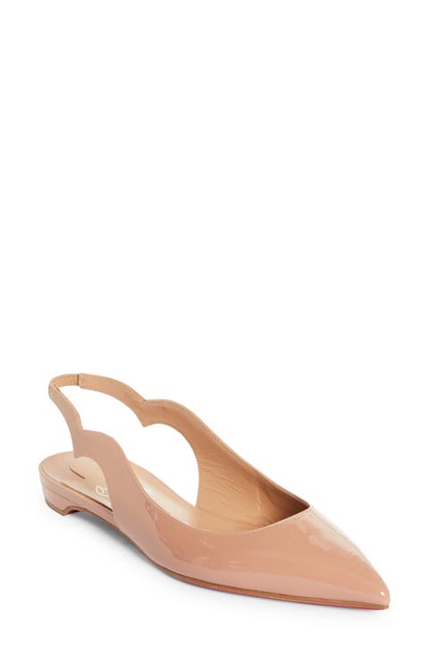Hot Chickita Pointed Toe Slingback Flat (Women)