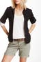 Three-Quarter Sleeve Button-Up Shirt