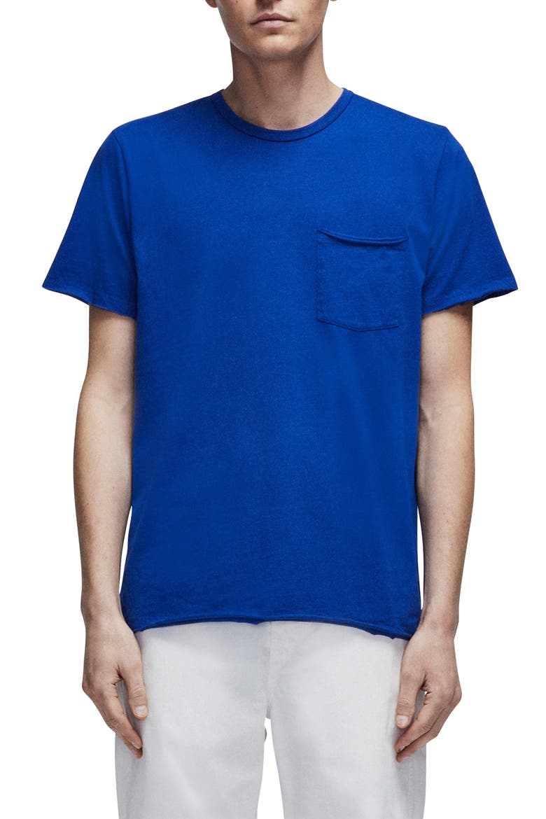 Miles Organic Cotton Pocket T-Shirt, Main, color, MID BLUE