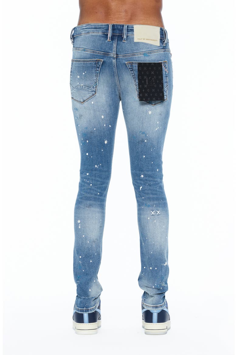 Punk Super Skinny Low Rise Jeans, Main, color, GROTTO