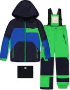 Deux par Deux Play Colorblock Jacket & Reinforced Pants Two Piece Snowsuit