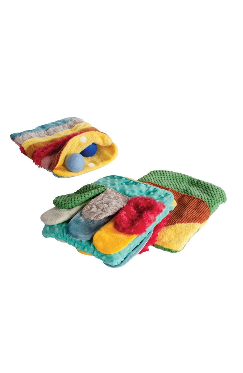 Kaplan Early Learning Company Crinkle Pockets - Rainbow - Set of 3, Alternate, color, Multicolored