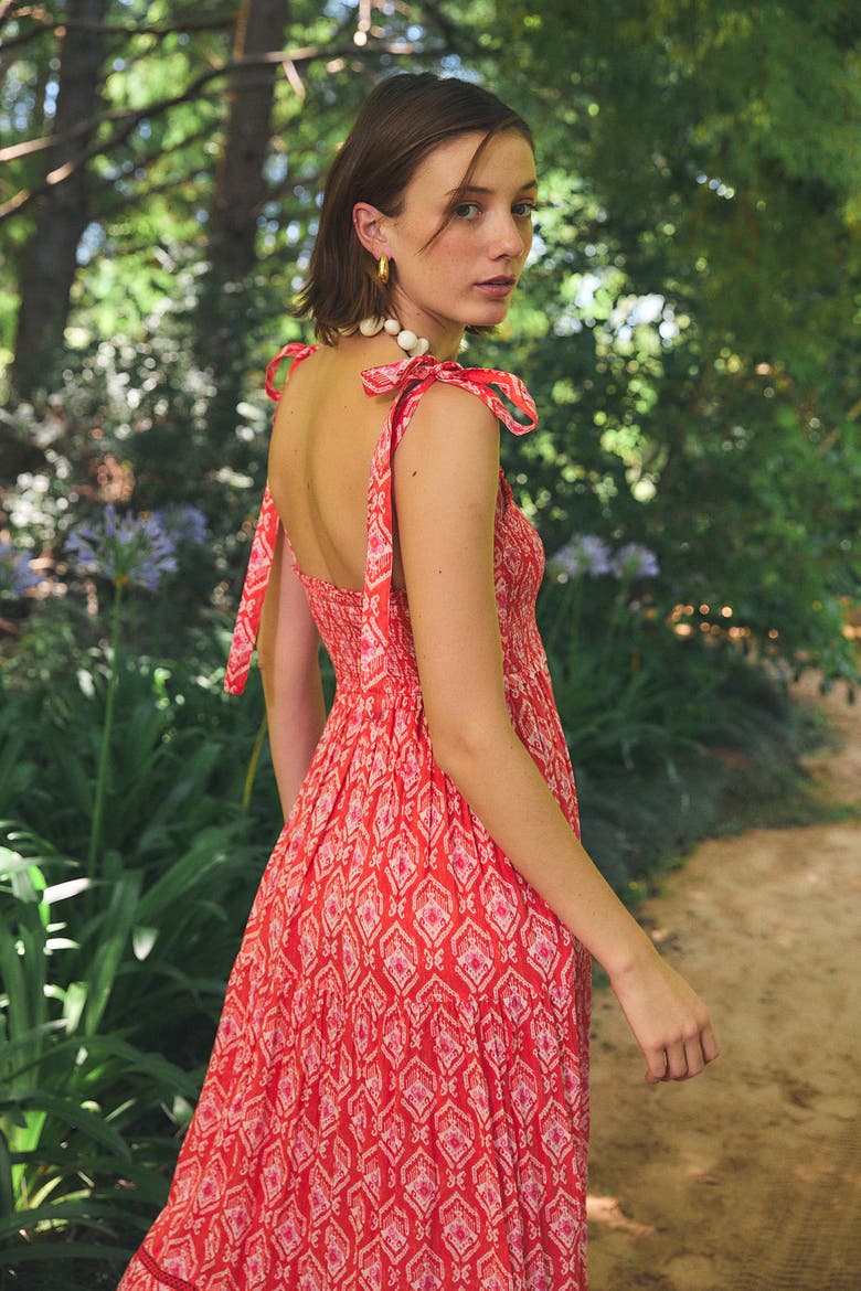 Reece Maxi Dress, Alternate, color, Pink Indra