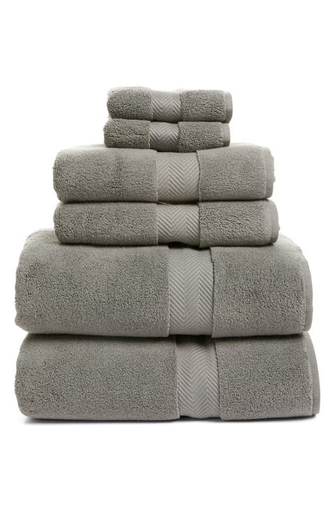 6-Piece Hydrocotton Bath Towel, Hand Towel & Washcloth Set