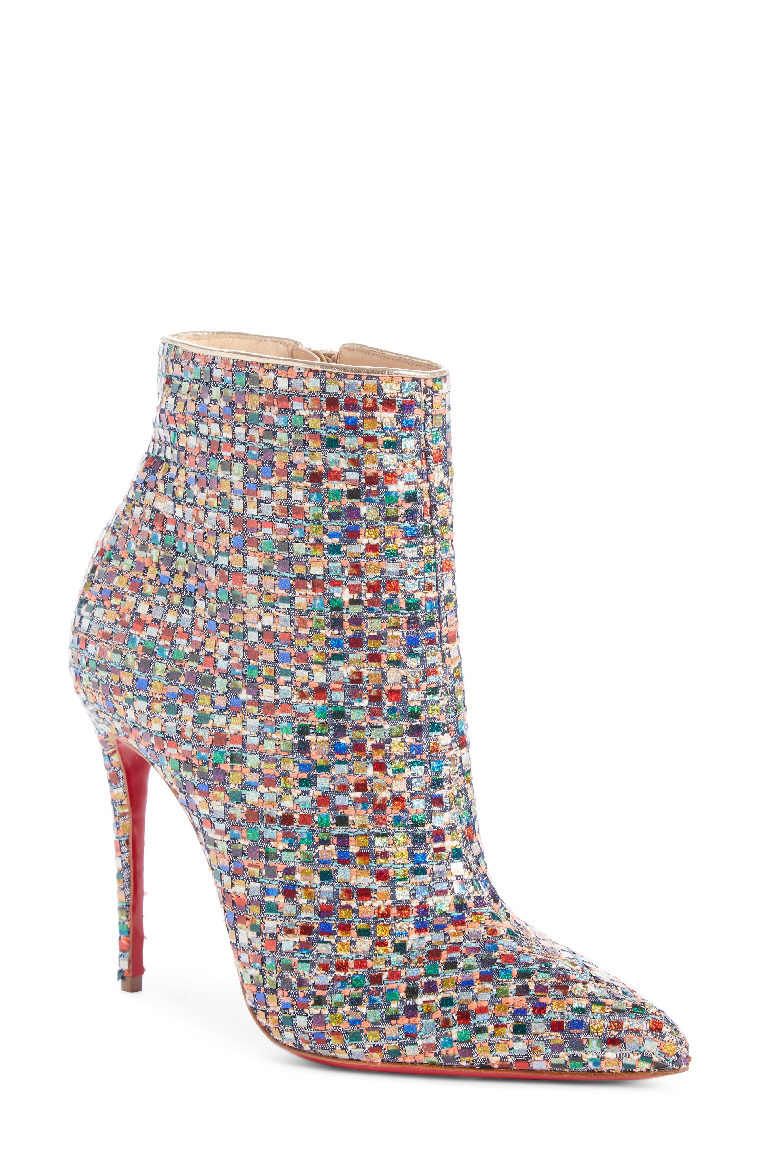So Kate Mosaic Bootie, Main, color, BLUE MULTI