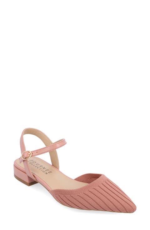 Ansley Ankle Strap Flat (Women)