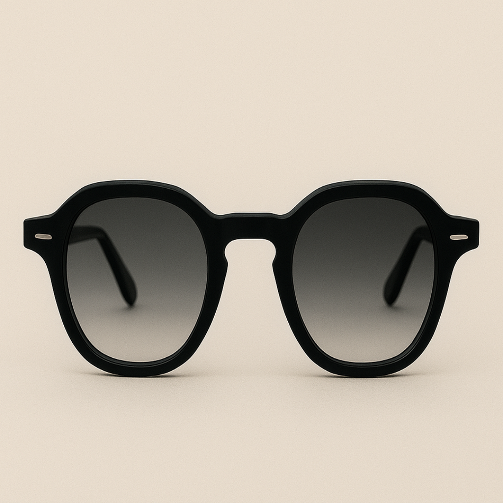 Ncmprbl Focused 46mm Geometric Eyeglasses In Black