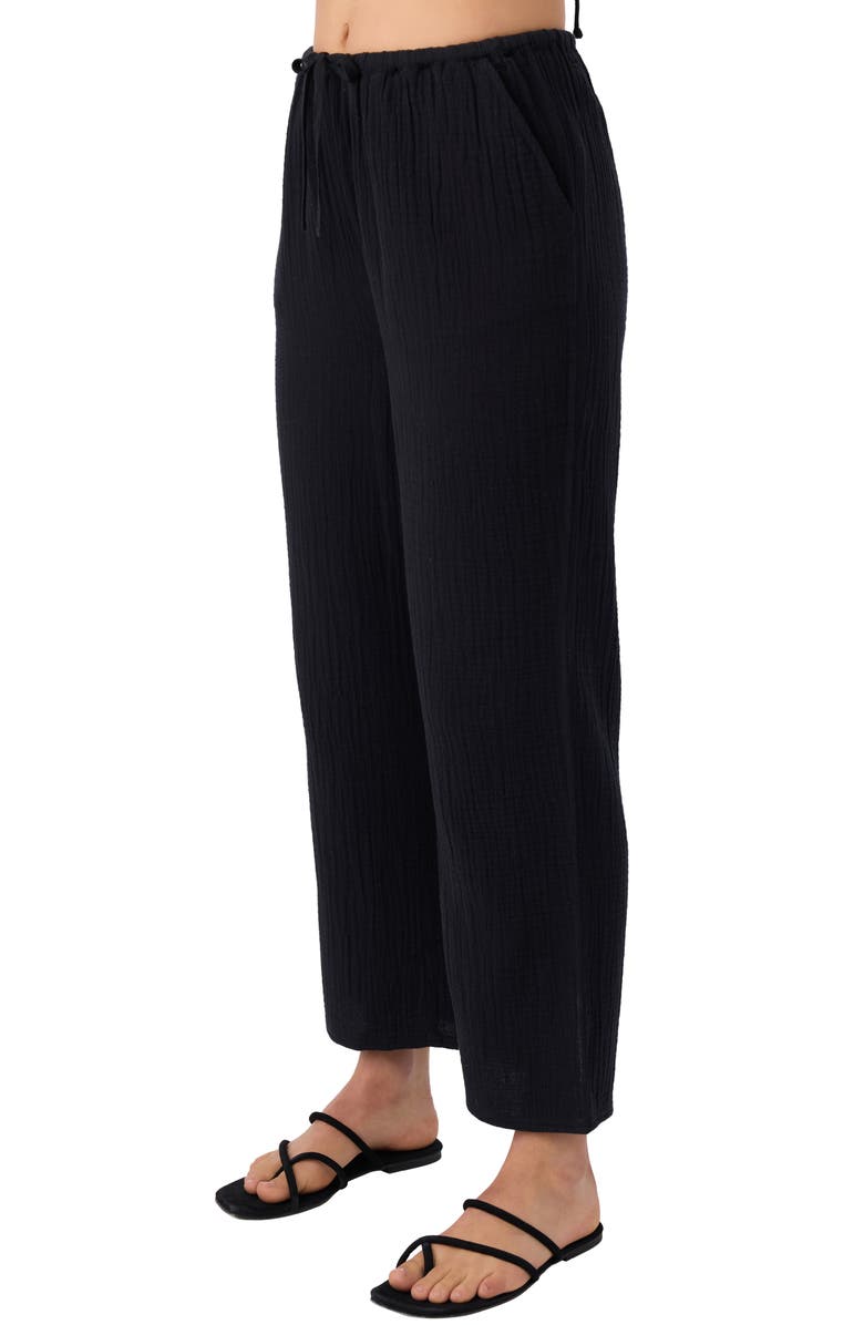 O'Neill Brenda Cotton Gauze Wide Leg Pants, Alternate, color, 