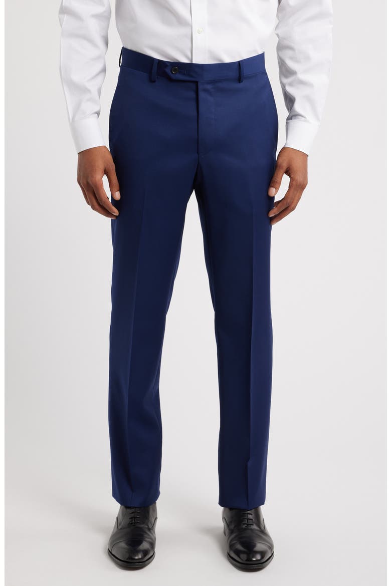 Marine 110s Serge Wool Pants, Main, color, NAVY