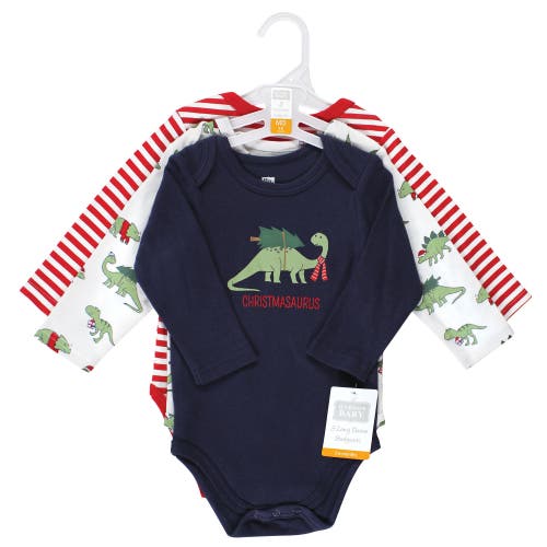 Hudson Baby Everyday Long-sleeve Cotton All-in-ones In Black