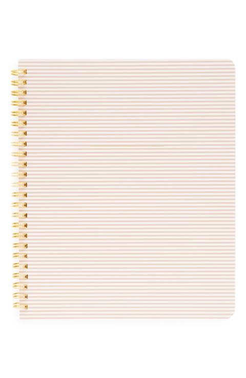 Pinstripe Spiral Notebook