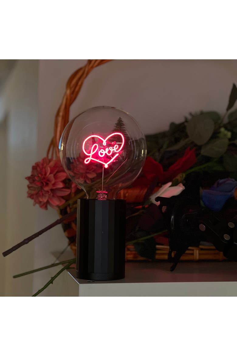 Love Portable Table Lamp, Alternate, color, Emerald