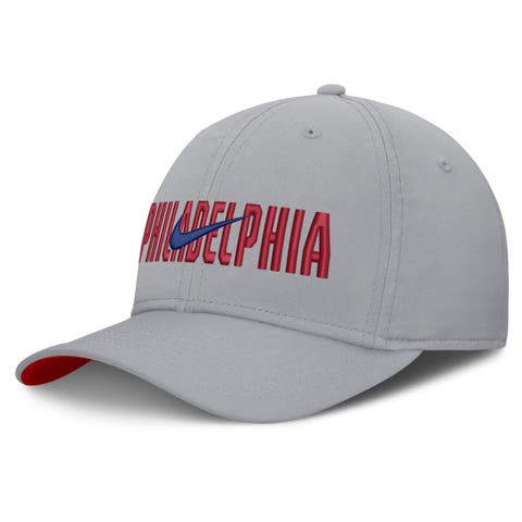 Men's Nike  Gray Philadelphia Phillies Primetime Rise Dri-FIT Flex Hat